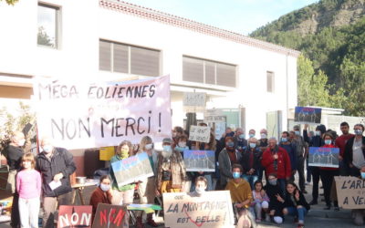 Mercredi 7 octobre – 16h à 20h, mobilisation citoyenne contre le projet de parc éolien industriel sur la commune de Flaviac
